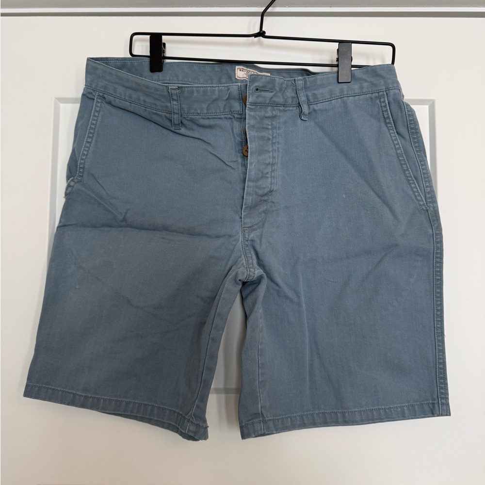 Classic Blue Men's Flat Front Shorts